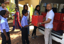 Maw Sevana boys enjoy a Christmas party at the British School of Commerce (BSC), Colombo